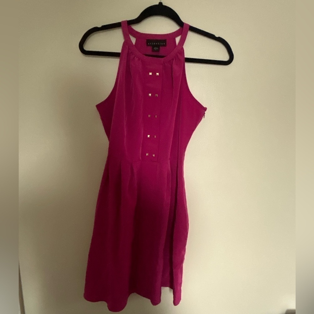 Magenta pink cocktail dress